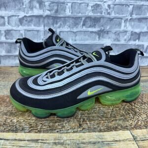 Nike Air VaporMax 97 Japan Black Volt Neon Running AJ7291-001 Mens Size 8.5 Rare